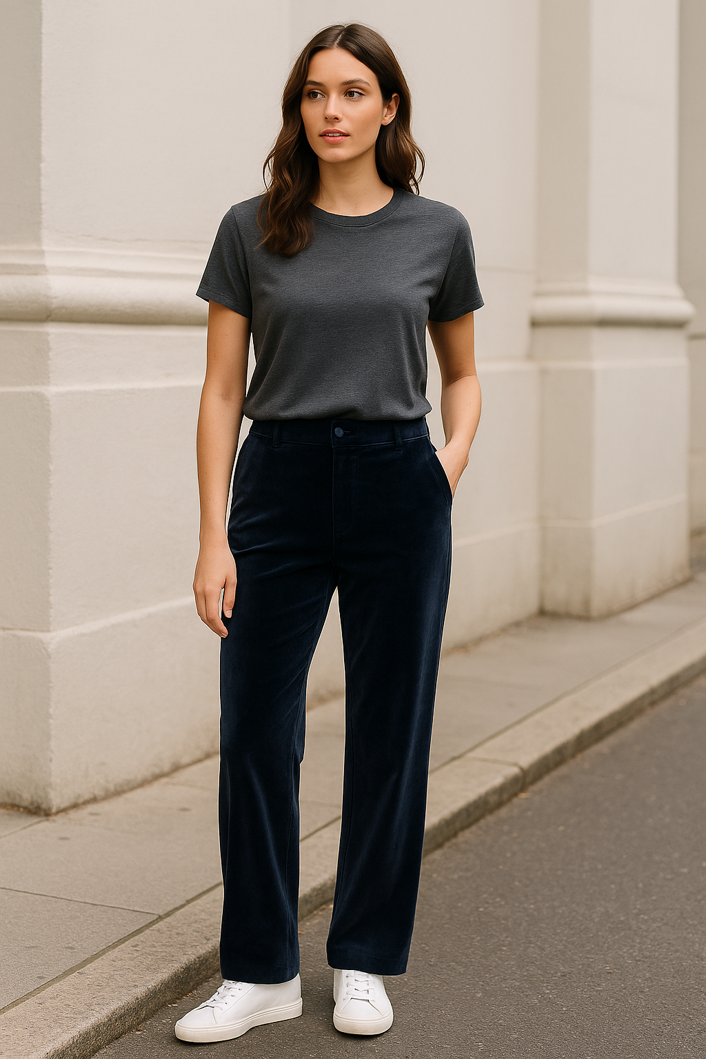 ITALIAN STAR VELVET PANT