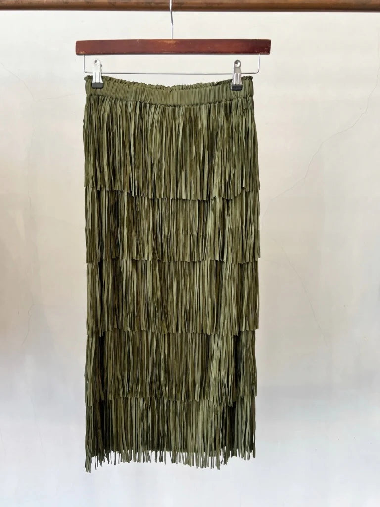 URBAN LUXURY FRINGE SKIRT