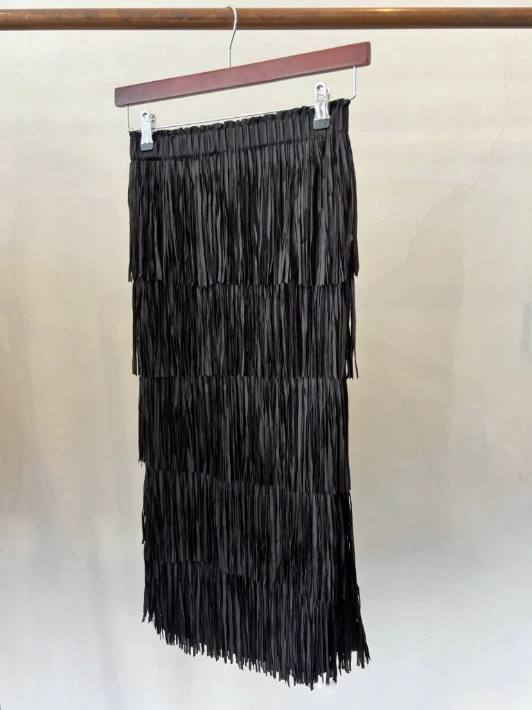 URBAN LUXURY FRINGE SKIRT