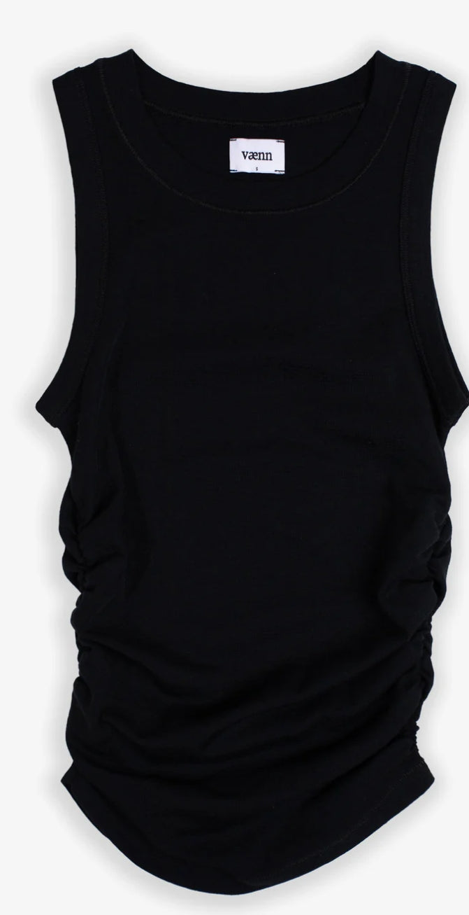 VAENN SHIRRED SIDE TANK